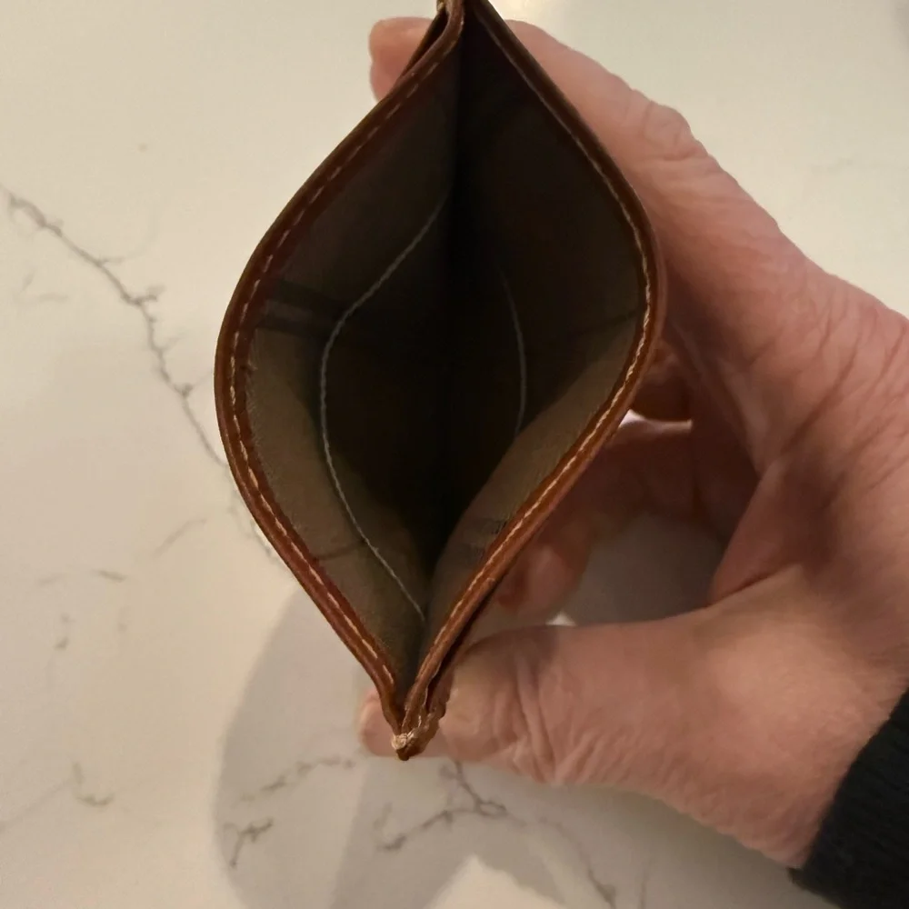 Brown Genuine Leather Card Holder